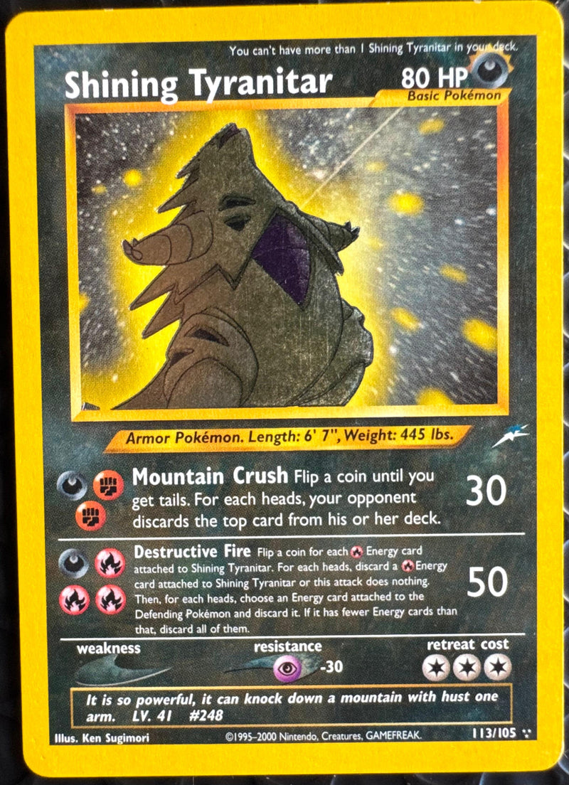Shining Tyranitar #113 Neo Destiny (EN)