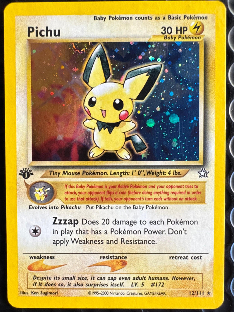 Pichu #012 Neo Genesis 1st Ed (EN)