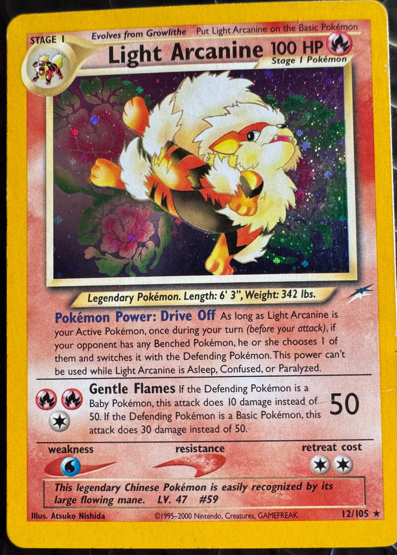 Light Arcanine #012 Neo Destiny (EN)