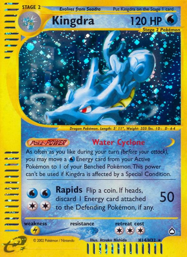 Kingdra #H14 Aquapolis (EN)