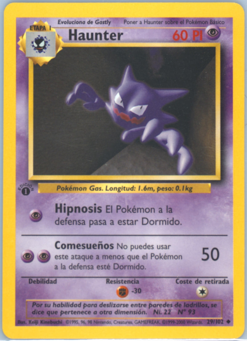 Haunter #029 Base Set 1st Ed (ES)