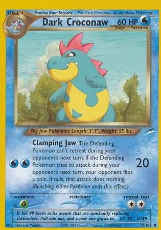 Dark Croconaw #032 Neo Destiny (EN)