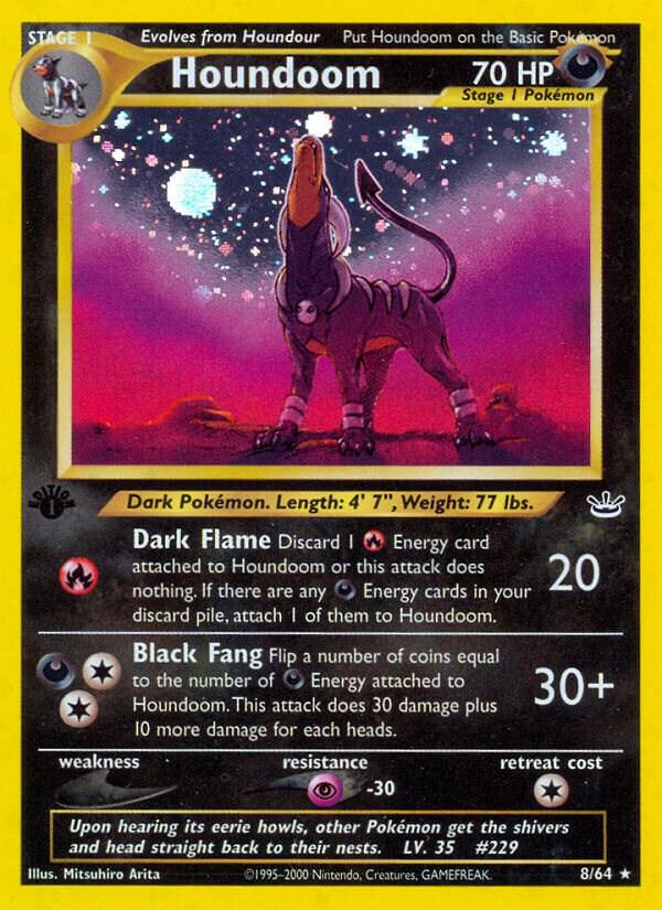 Houndoom #008 Neo Revelation 1st Ed (EN)