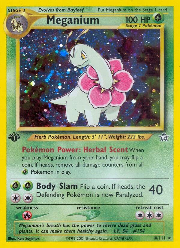 Meganium #010 Neo Genesis 1st Ed (EN)