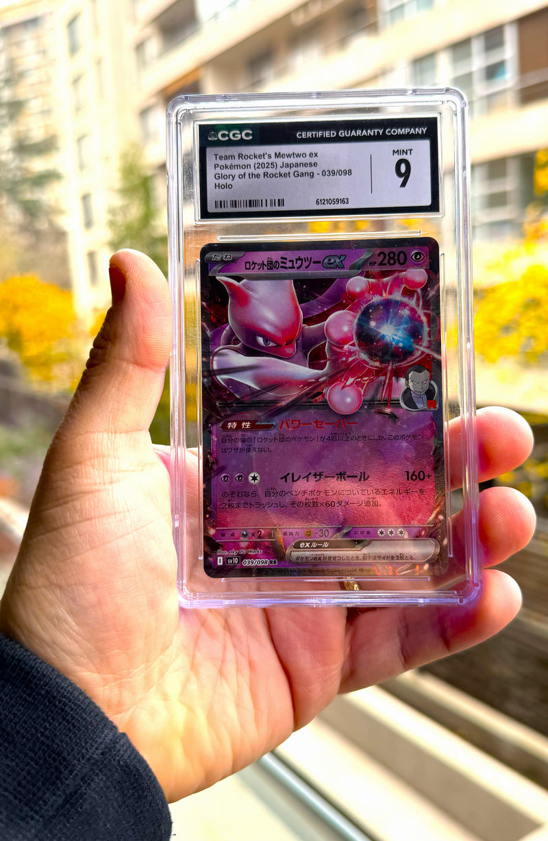 Team Rocket's Mewtwo Ex #039 CGC 9