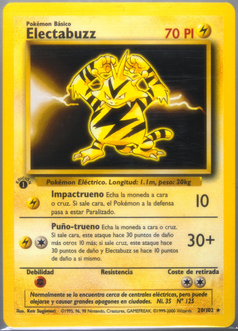 Electabuzz #020 Base Set 1st Ed (ES)