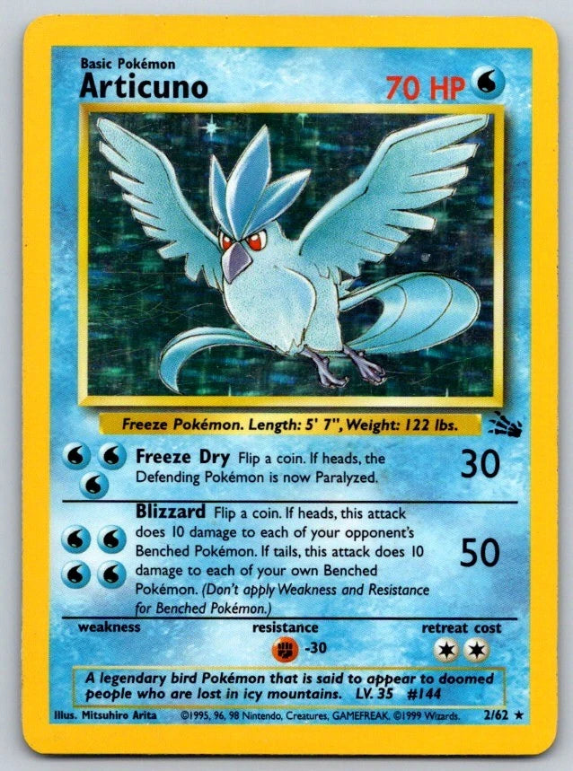 Articuno #002 Fossil (EN)