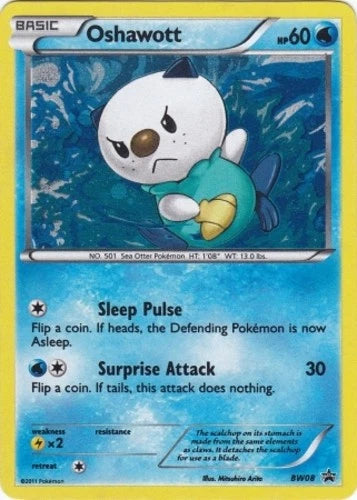 Oshawott #008 Black & White Promo (EN)