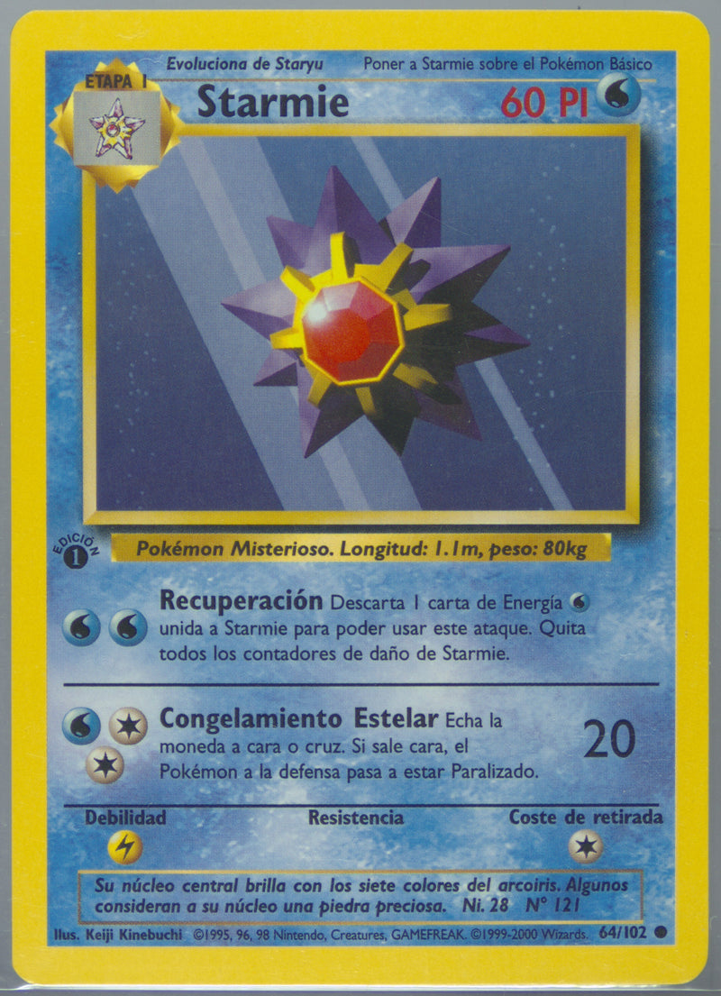 Starmie #064 Base Set 1st Ed (ES)