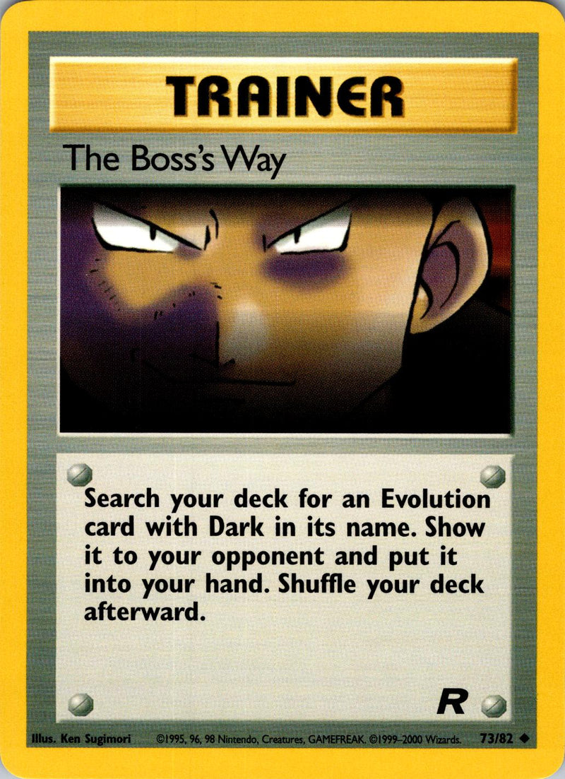 The Boss's Way #073 Team Rocket (EN)